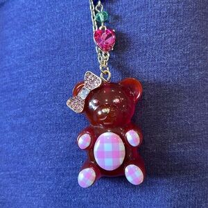 Betsey Johnson Gummy Bear necklace